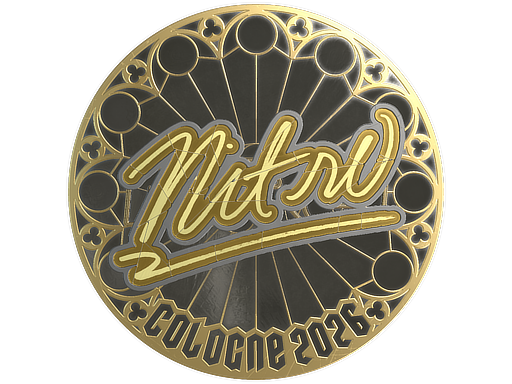 Sticker | nitr0 (Gold) | Cologne 2026