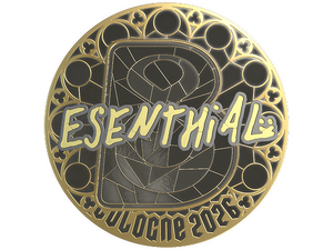 Sticker | esenthial (Gold) | Cologne 2026