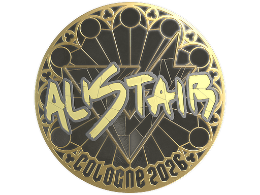Sticker | aliStair (Gold) | Cologne 2026