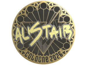 Sticker | aliStair (Gold) | Cologne 2026