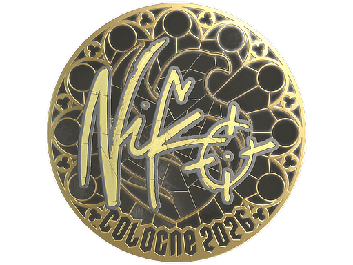 Sticker | NiKo (Gold) | Cologne 2026