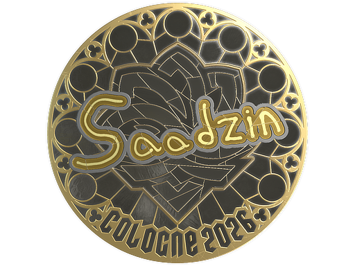 Sticker | saadzin (Gold) | Cologne 2026