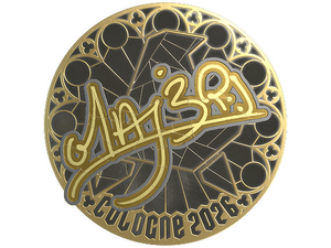 Sticker | MAJ3R (Gold) | Cologne 2026