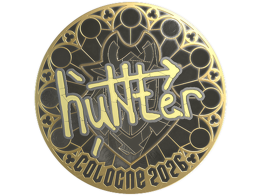 Sticker | huNter- (Gold) | Cologne 2026