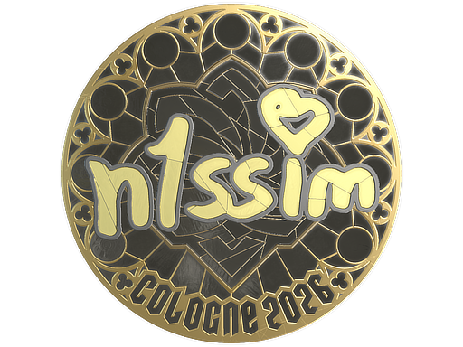 Sticker | n1ssim (Gold) | Cologne 2026
