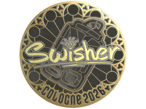 Sticker | Swisher (Gold) | Cologne 2026