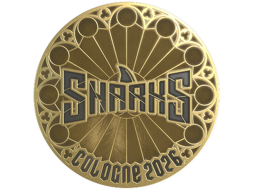 Sticker | Sharks Esports (Gold) | Cologne 2026