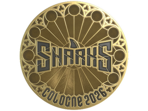 Sticker | Sharks Esports (Gold) | Cologne 2026