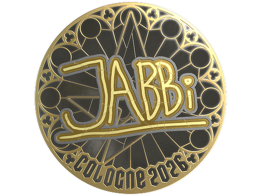 Sticker | jabbi (Gold) | Cologne 2026