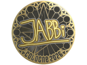 Sticker | jabbi (Gold) | Cologne 2026