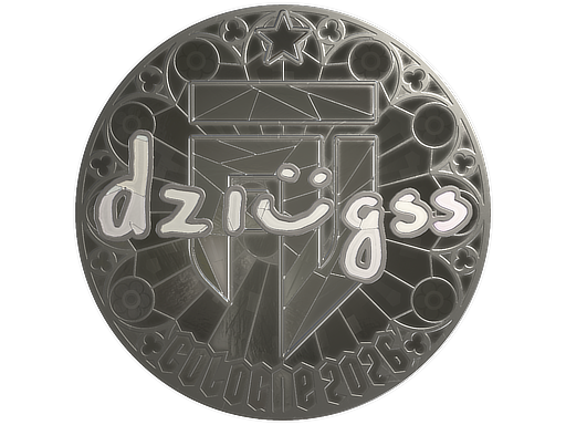 Sticker | dziugss (Foil) | Cologne 2026