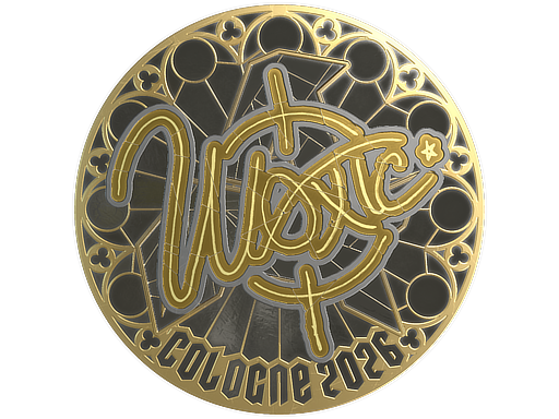 Sticker | woxic (Gold) | Cologne 2026