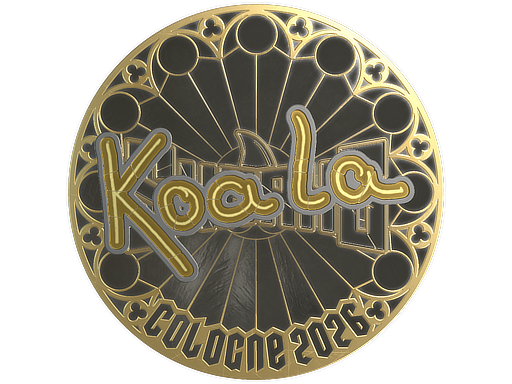 Sticker | koala (Gold) | Cologne 2026