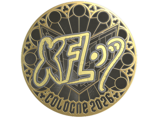 Sticker | xfl0ud (Gold) | Cologne 2026