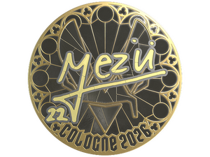 Sticker | mezii (Gold) | Cologne 2026