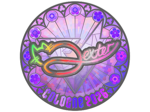 Sticker | dexter (Holo) | Cologne 2026