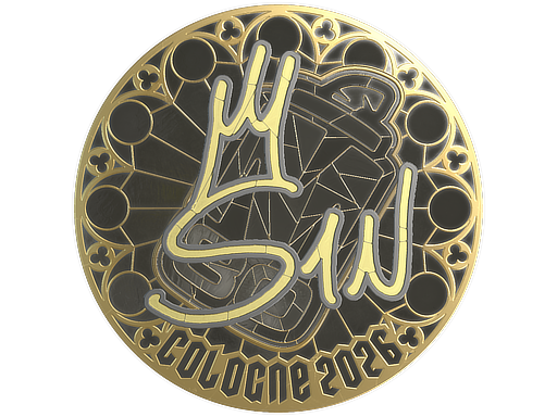 Sticker | s1n (Gold) | Cologne 2026