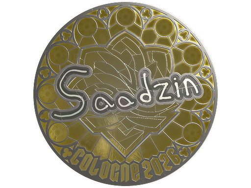 Sticker | saadzin (Foil) | Cologne 2026