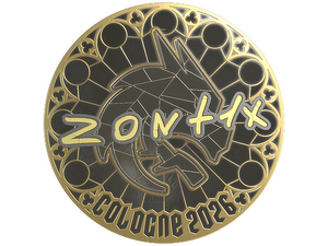 Sticker | zont1x (Gold) | Cologne 2026
