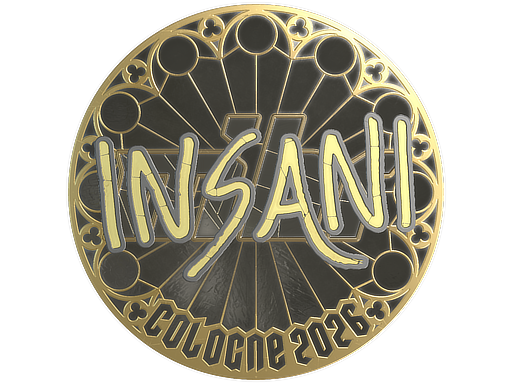 Sticker | insani (Gold) | Cologne 2026