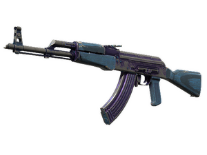 Souvenir AK-47 | Midnight Laminate (Battle-Scarred)