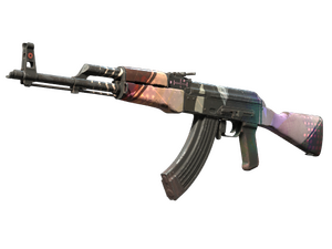 Souvenir AK-47 | Crossfade (Well-Worn)