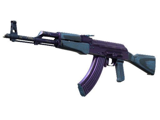 Souvenir AK-47 | Midnight Laminate (Well-Worn)