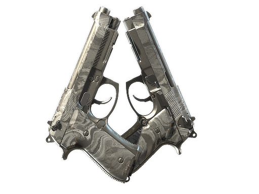 Souvenir Dual Berettas | Silver Pour (Field-Tested)