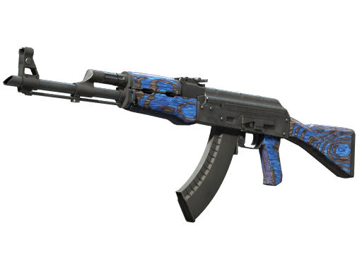 Souvenir AK-47 | Blue Laminate (Minimal Wear)