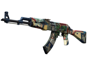 Souvenir AK-47 | Leet Museo (Well-Worn)