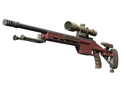 Souvenir SSG 08 | Red Stone (Field-Tested)