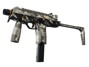 Souvenir MP9 | Arctic Tri-Tone (Battle-Scarred)