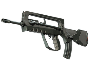 FAMAS | Corp Defense (Battle-Scarred)