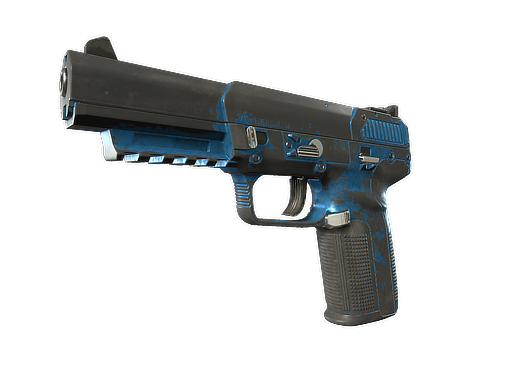 Souvenir Five-SeveN | Sky Blue (Battle-Scarred)
