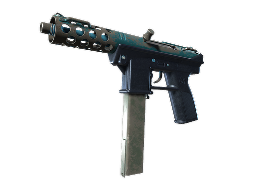 Souvenir Tec-9 | Blue Blast (Battle-Scarred)