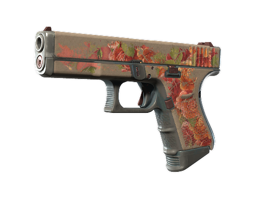 Souvenir Glock-18 | Coral Bloom (Battle-Scarred)