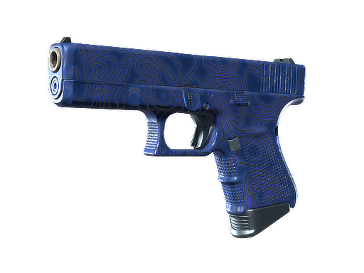 Souvenir Glock-18 | Ocean Topo (Minimal Wear)