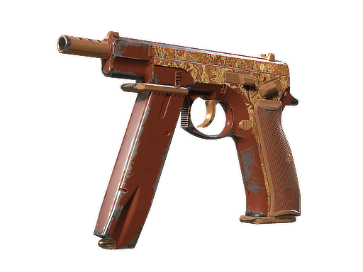Souvenir CZ75-Auto | Honey Paisley (Field-Tested)