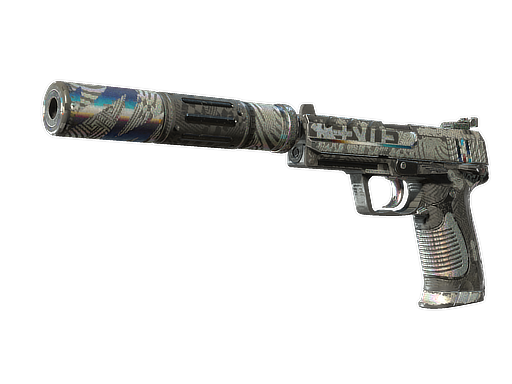 USP-S | Spiral Glitch (Battle-Scarred)