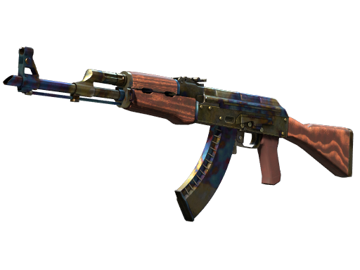 Souvenir AK-47 | Case Hardened (Battle-Scarred)