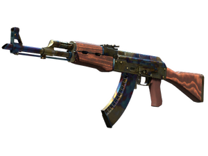 Souvenir AK-47 | Case Hardened (Battle-Scarred)