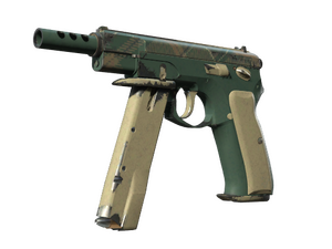 Souvenir CZ75-Auto | Green Plaid (Field-Tested)