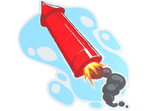 Sticker | Big Red Rocket