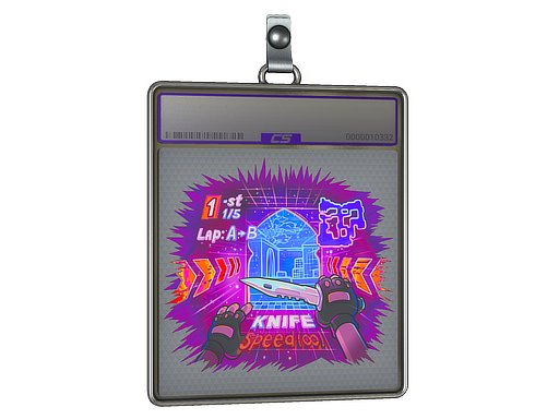 Sticker Slab | First Lap (Holo)