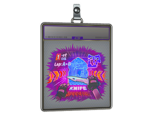 Sticker Slab | First Lap (Holo)