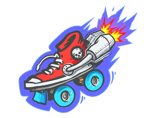 Sticker | Rocket Skates