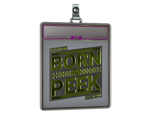 Sticker Slab | Born To Peek (Foil)