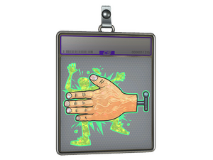 Sticker Slab | High Five! (Glitter)