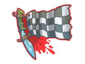 Sticker | Checkered Kukri
