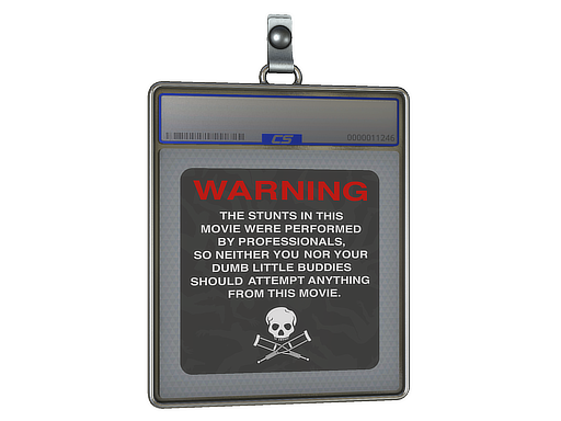 Sticker Slab | WARNING